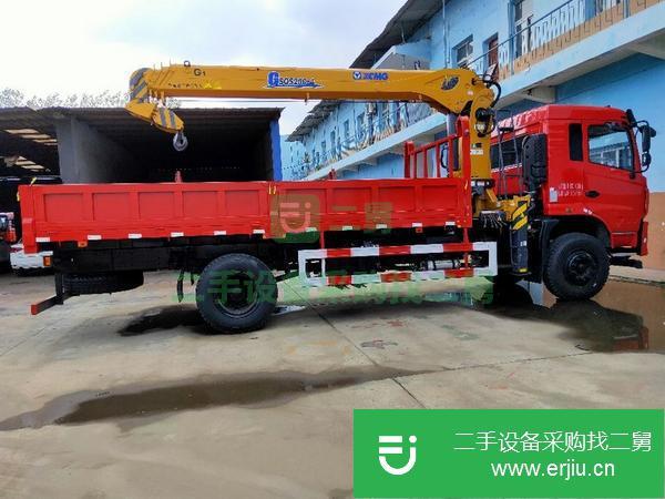 寧夏出售二手東風暢行單橋8噸隨車吊