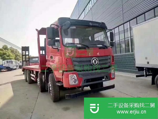 寧夏出售二手東風D17前四后八平板運輸車