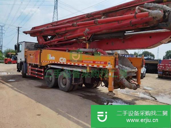 湖南出售二手三一49米泵車