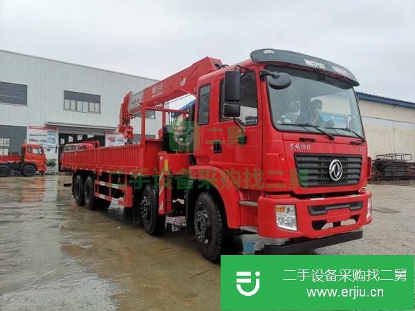 湖北出售二手東風(fēng)錦程前四后八14噸隨車吊