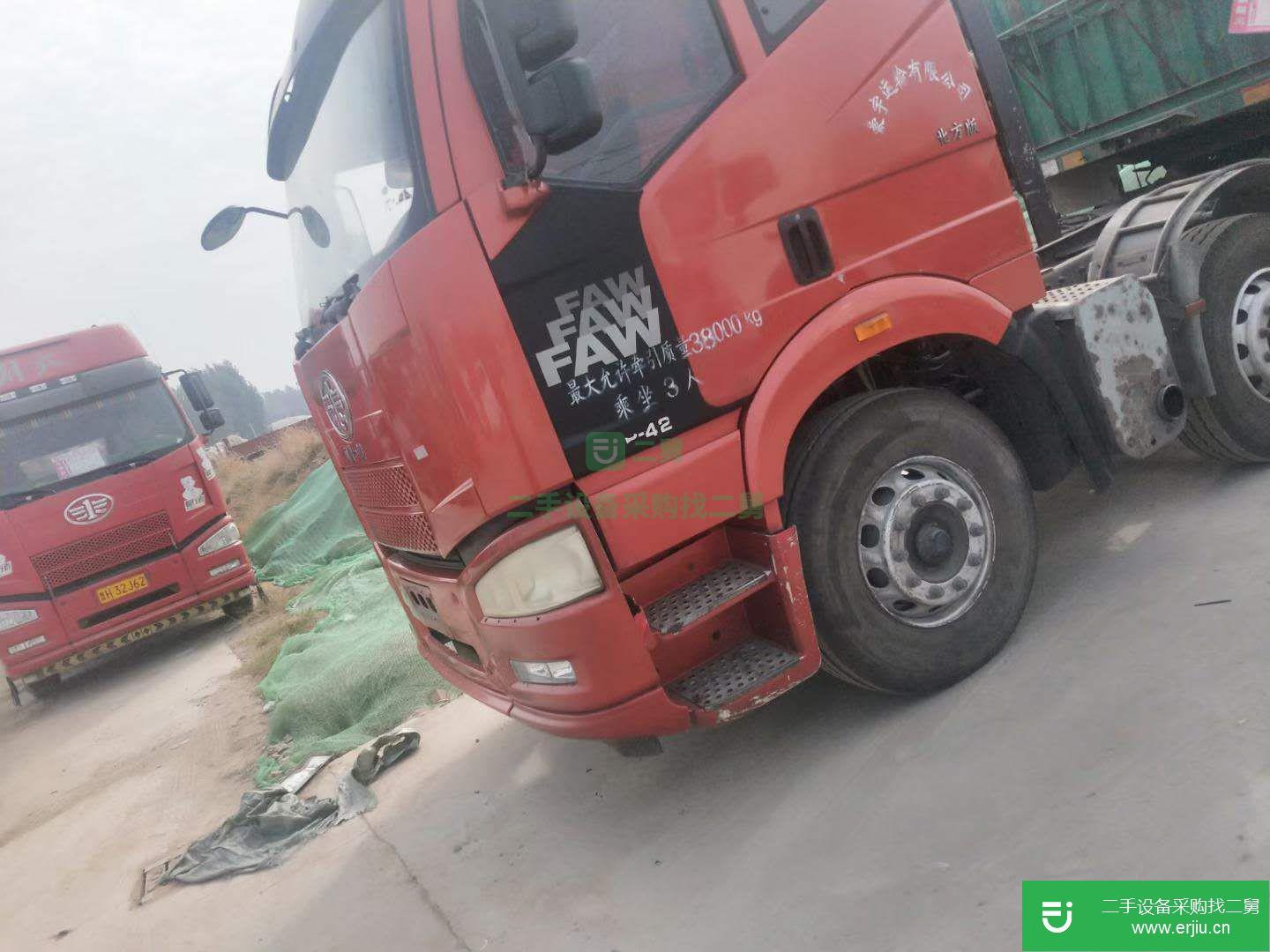山東出售二手解放J6P半掛車