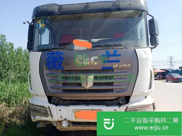山東出售二手后八輪攪拌車 大14方 345馬力