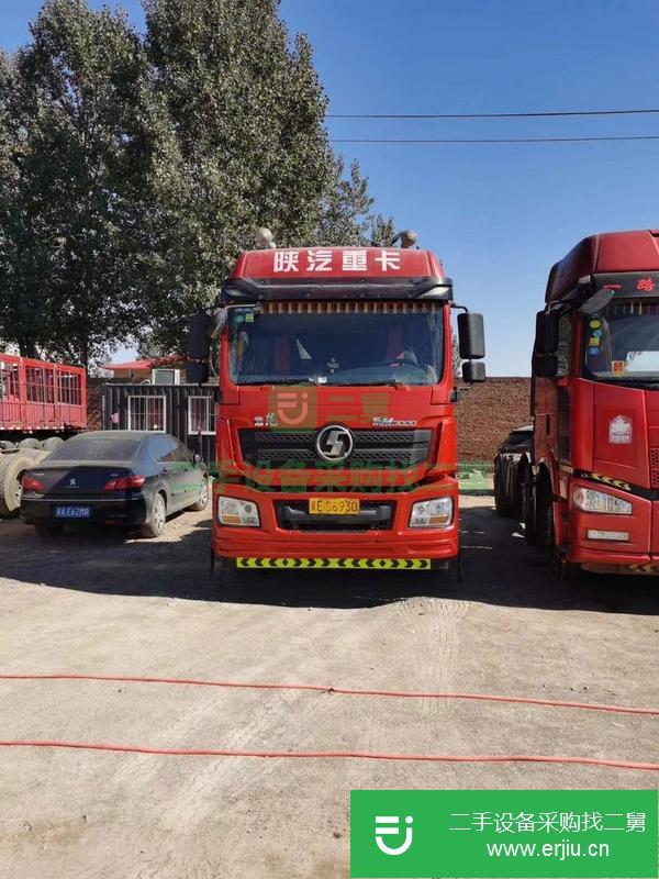 陜西出售二手全保險德龍牽引車，430馬力，原車原版輪胎