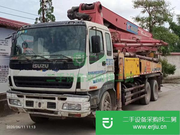 湖南出售二手五十鈴37米泵車
