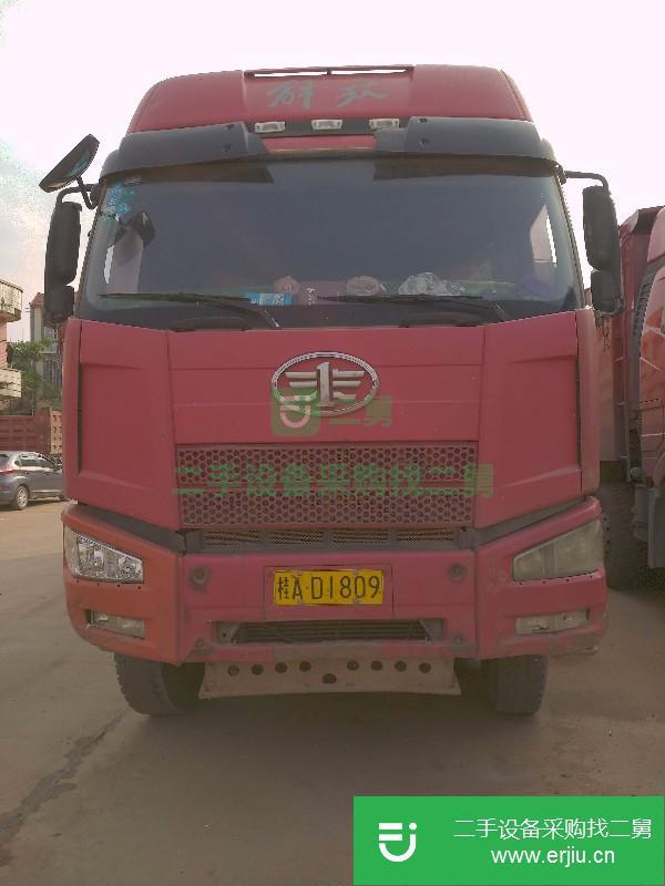 廣西出售二手解放J6P自卸車