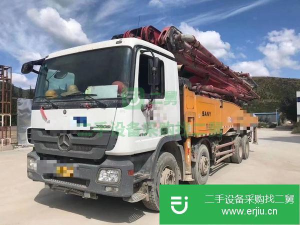 河北出售二手三一56米泵車