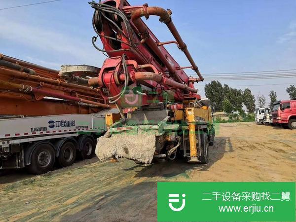 河北出售40米三一泵車，五十鈴底盤，手續齊全。M臂架