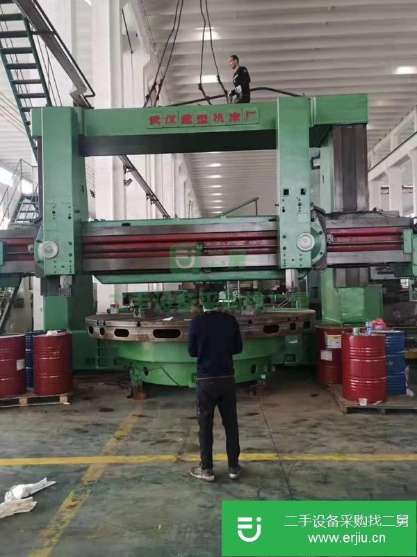 黑龍江出售二手武漢重型5米立式車床