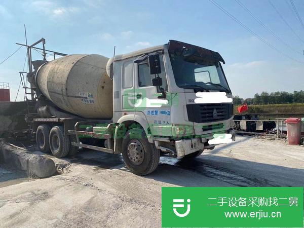 山東出售二手豪沃大12方攪拌車