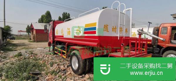 河北出售二手12噸解放J6綠化灑水車