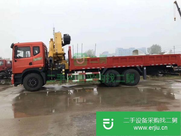 安徽出售二手徐工14噸折臂隨車吊