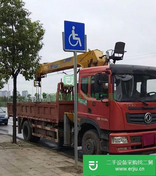 湖北出售二手8噸徐工雙聯(lián)泵隨車吊