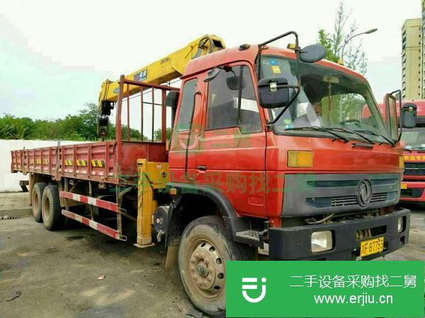 四川出售二手石煤10噸后八輪隨車吊