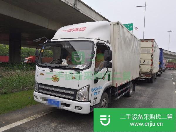 江蘇出售二手青島解放箱式貨車