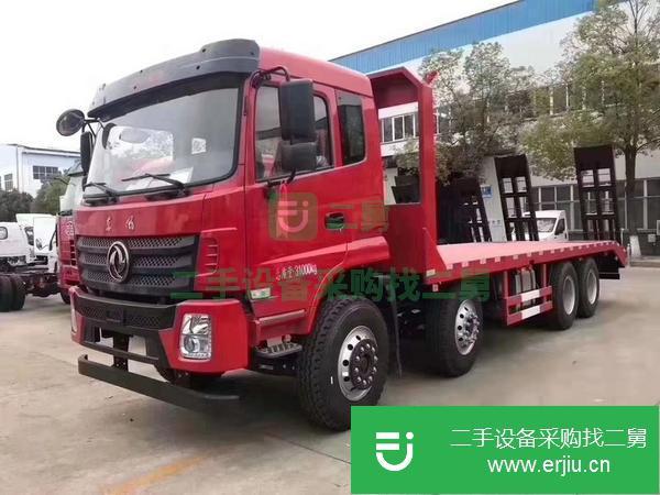 寧夏出售二手東風D17前四后八平板運輸車