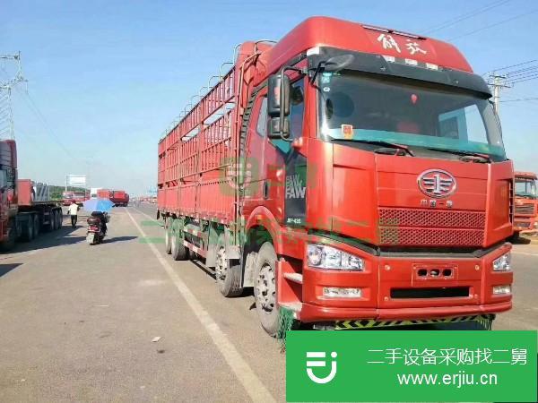 江西出售二手一汽解放J6高欄載貨車