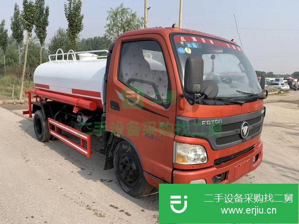 山東出售二手福田5噸灑水車