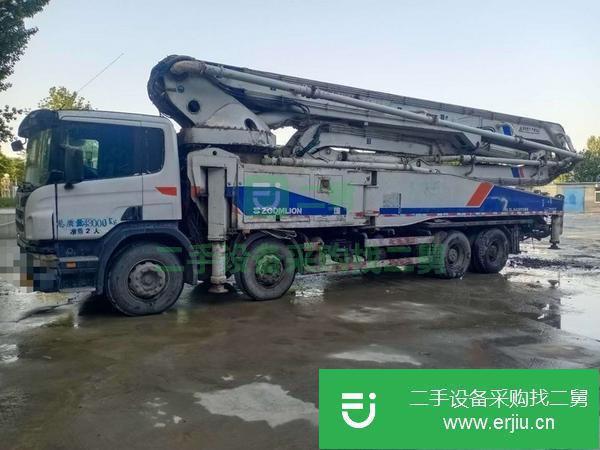 河北出售二手中聯56米泵車