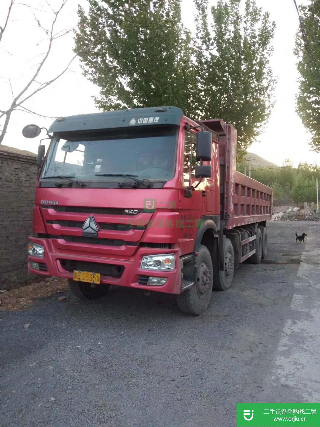 河北出售二手重汽豪沃340馬力自卸車