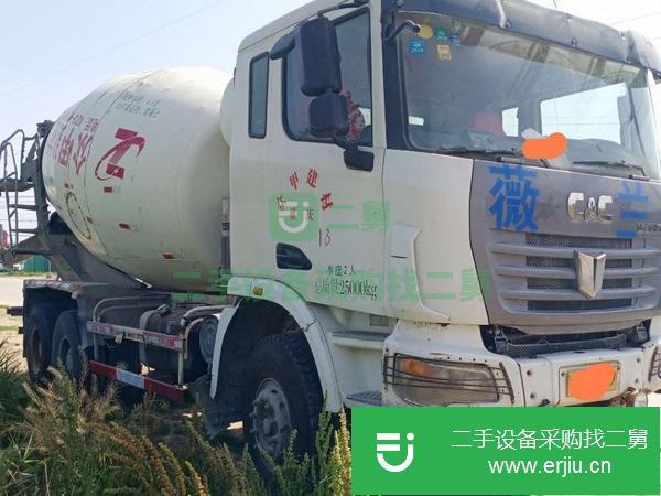 山東出售二手后八輪攪拌車 大14方 345馬力