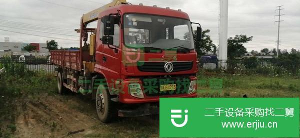 安微出售二手東風6.3噸隨車吊