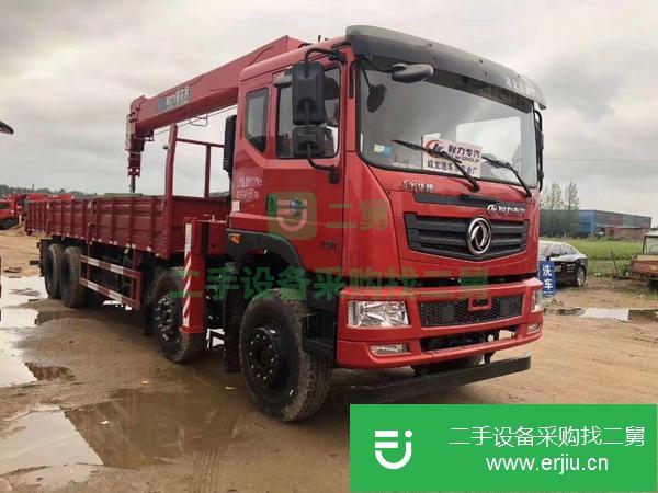 湖北出售二手東風前四后八隨車吊