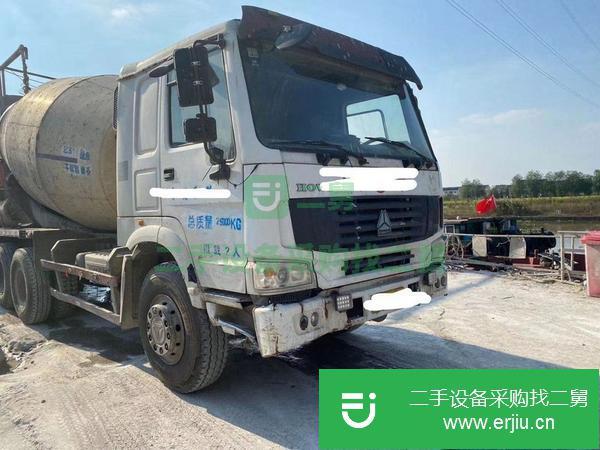 山東出售二手豪沃大12方攪拌車