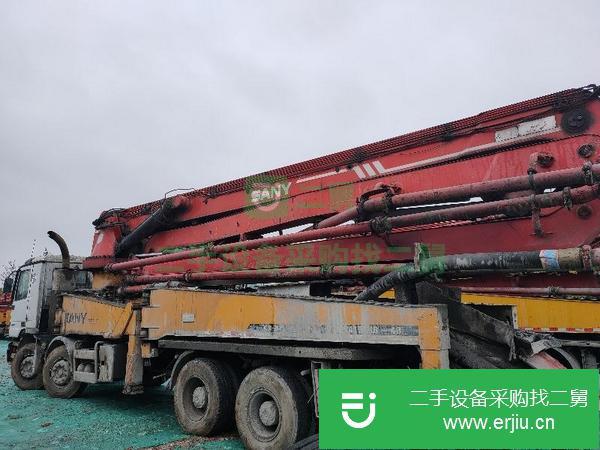 江蘇出售二手三一48米泵車