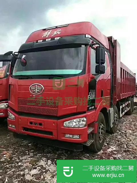 江西出售二手解放J6P自卸車
