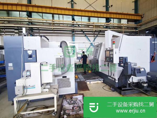 遼寧出售二手日本大隈LB45ll-R數(shù)控車床