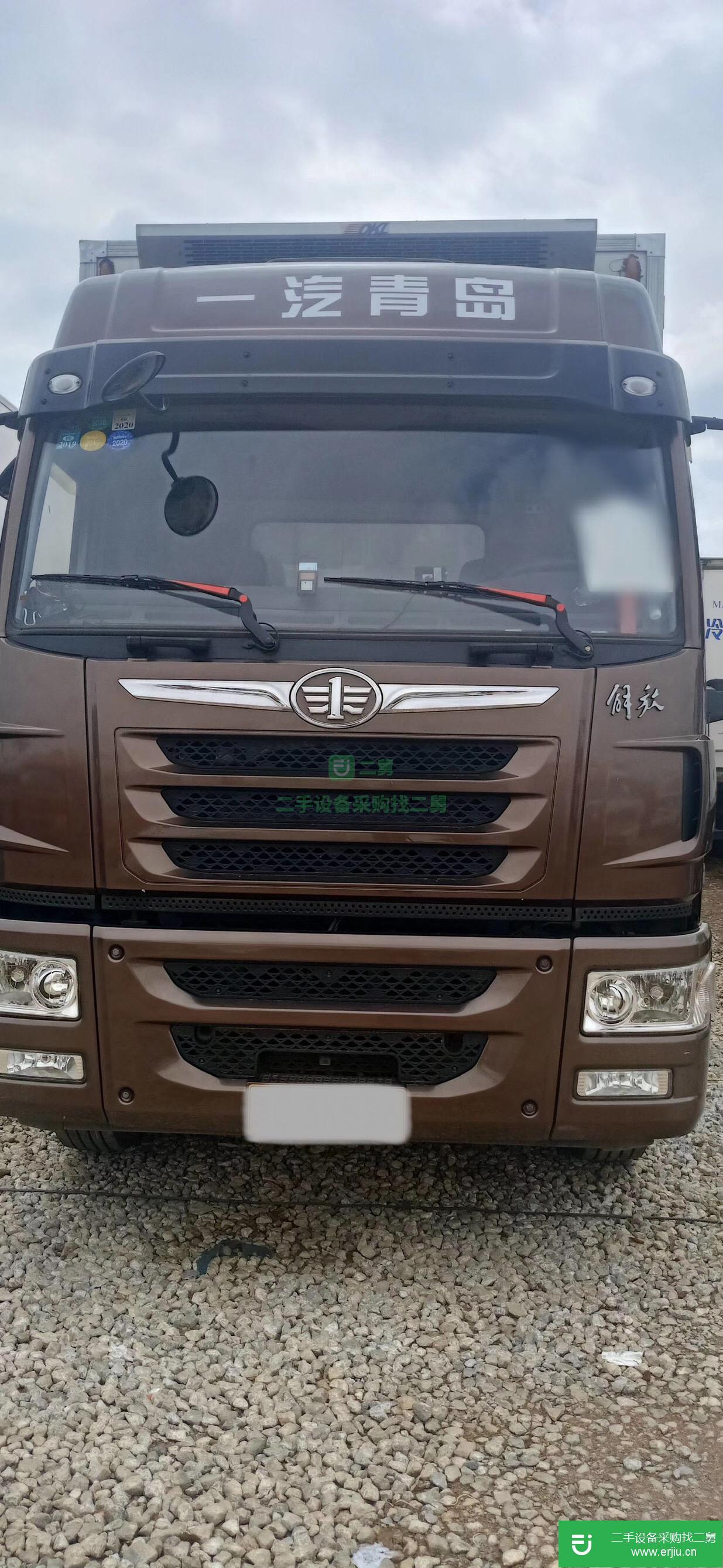 江西出售二手青島解放冷藏車