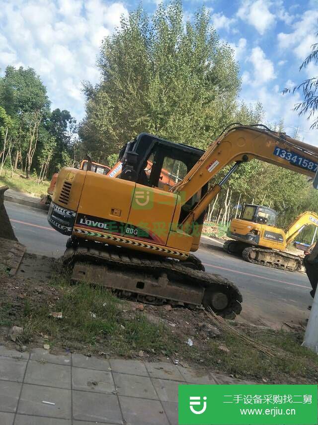 吉林出售二手雷沃重工FR80-7挖掘機