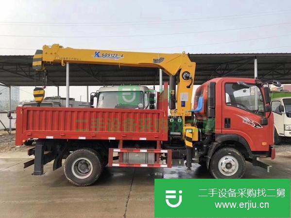 貴州出售二手重汽王牌8噸隨車吊