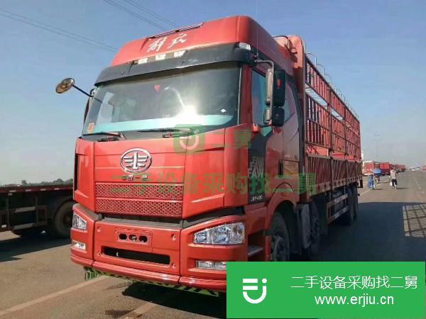江西出售二手一汽解放J6高欄載貨車