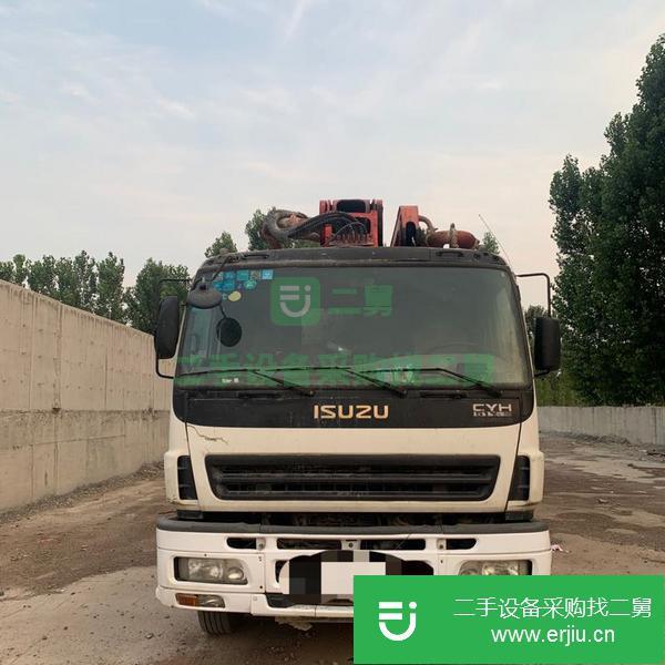 山東出售二手五十鈴48米泵車