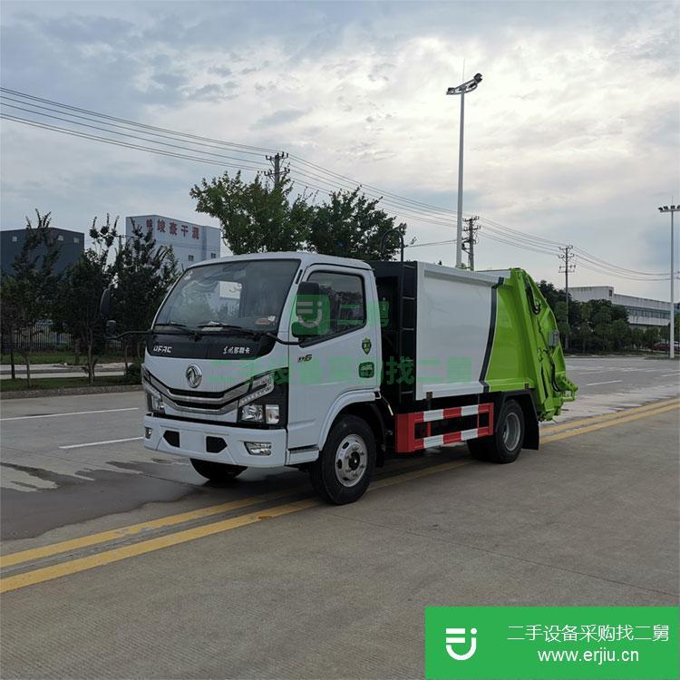 湖北出售二手5方藍(lán)牌壓縮垃圾車