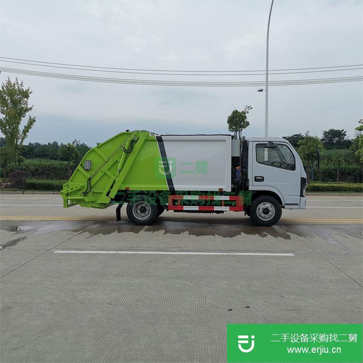 湖北出售二手5方藍(lán)牌壓縮垃圾車