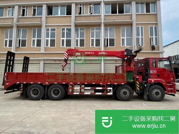 新疆出售二手宏昌天馬12噸隨車吊