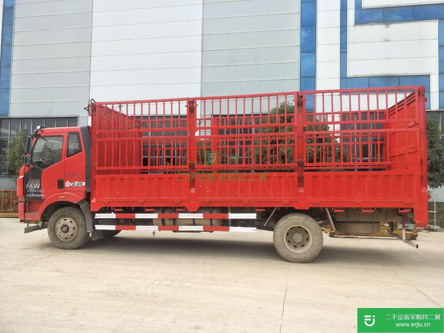 湖北出售二手解放J6P高欄載貨車