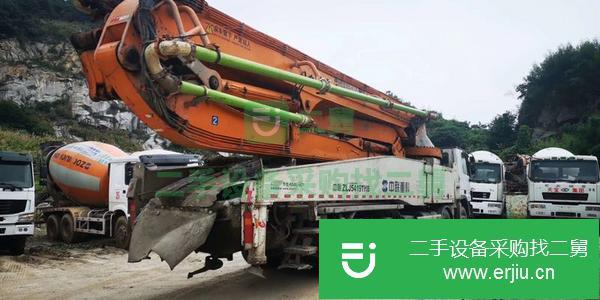 河北出售二手中聯52米泵車