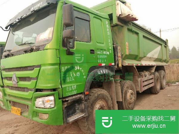 陜西出售二手豪沃環(huán)保自卸車