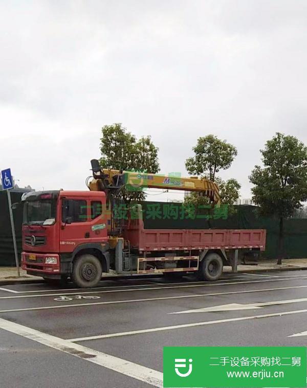 湖北出售二手8噸徐工雙聯(lián)泵隨車吊