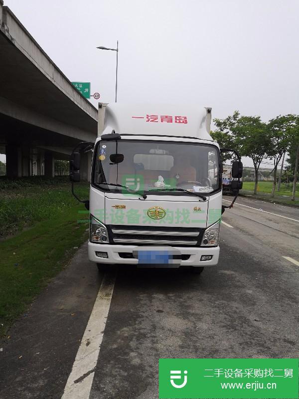 江蘇出售二手青島解放箱式貨車
