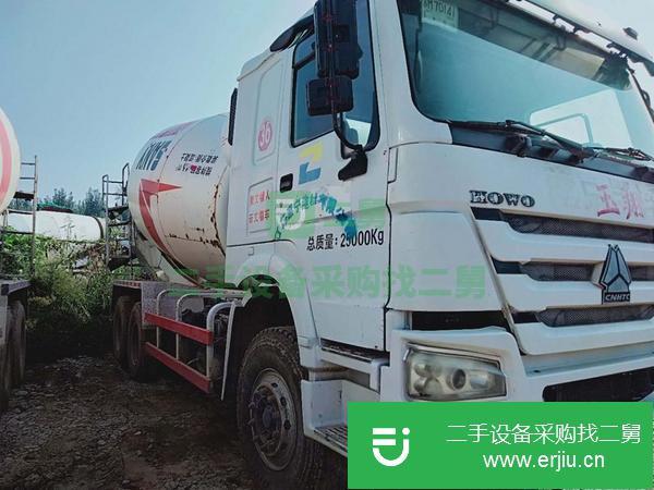 內蒙古出售二手豪沃22方國四攪拌車