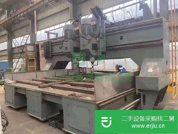 江蘇出售二手山東法因PD4040B-4龍門移動數控鉆床