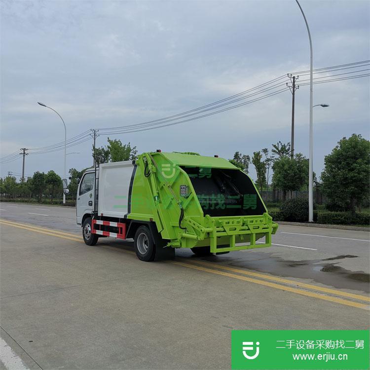 湖北出售二手5方藍(lán)牌壓縮垃圾車