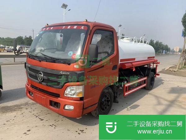 山東出售二手福田5噸灑水車