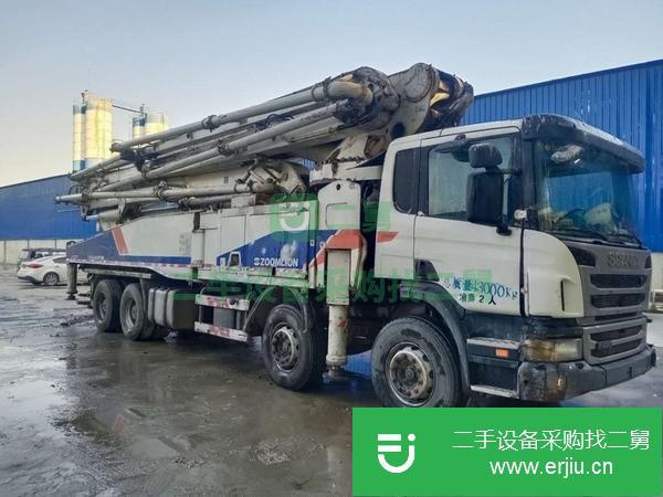河北出售二手中聯56米泵車