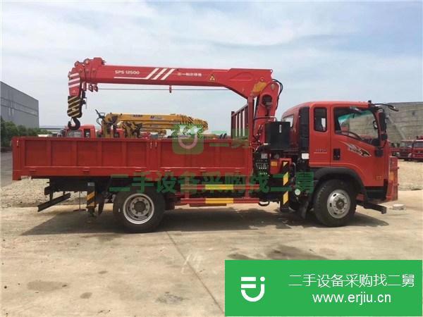 四川出售二手重汽王牌5噸隨車吊