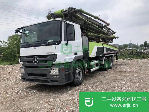 湖南出售二手國五中聯三橋49米泵車